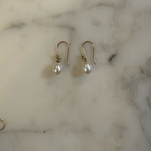 Original Ted Muehling Freshwater white Pearl earrings
